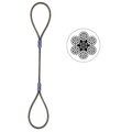 Us Cargo Control Wire Rope Sling - Single Leg - 1" x 6' - Domestic SW1-1-6-D